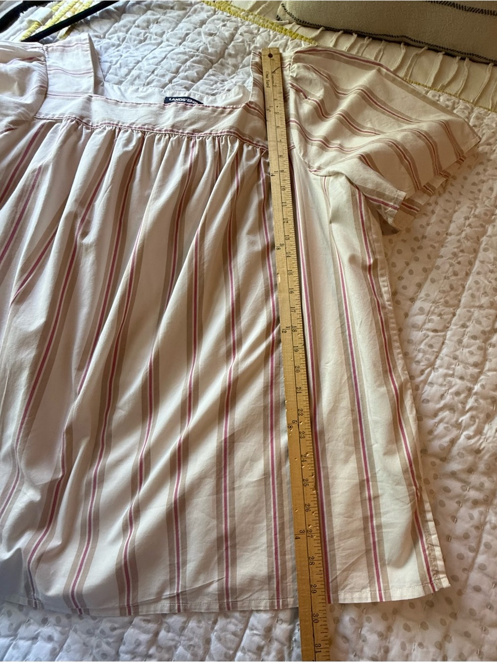 Lands' End Square-Neck Blouse - Picture 7 of 12